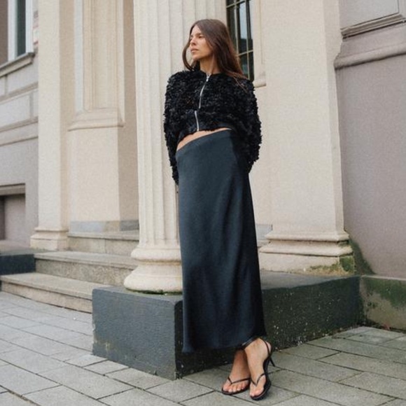 Zara STRUCTURED FABRIC JACKET - Picture 8 of 9